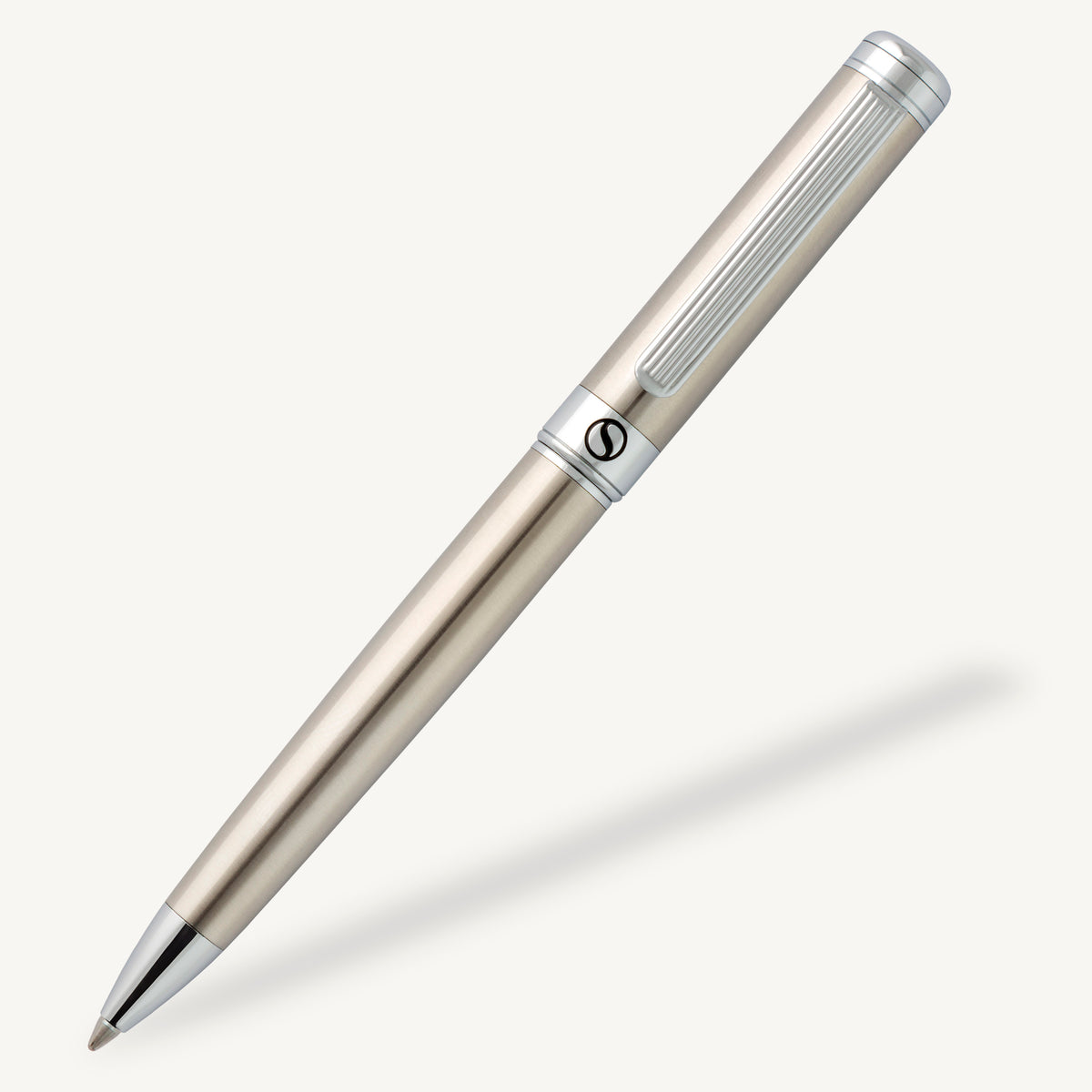 Scriveiner Classic Stainless Steel Ballpoint Pen