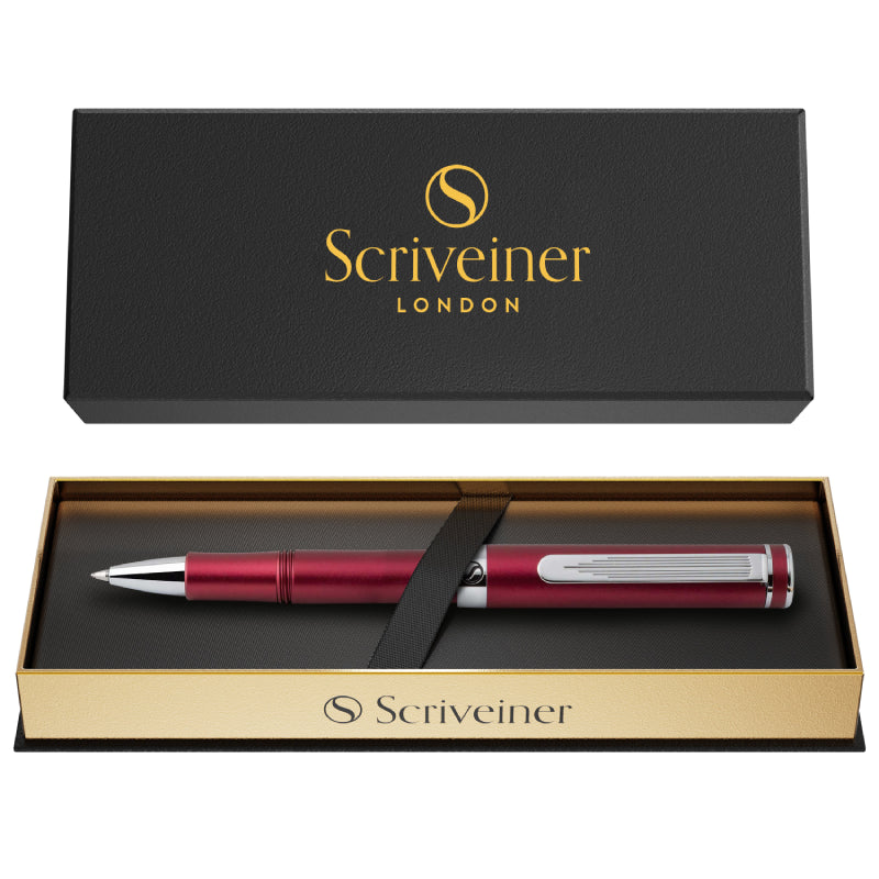 Scriveiner Pocket Pen Matt Red Rollerball Pen