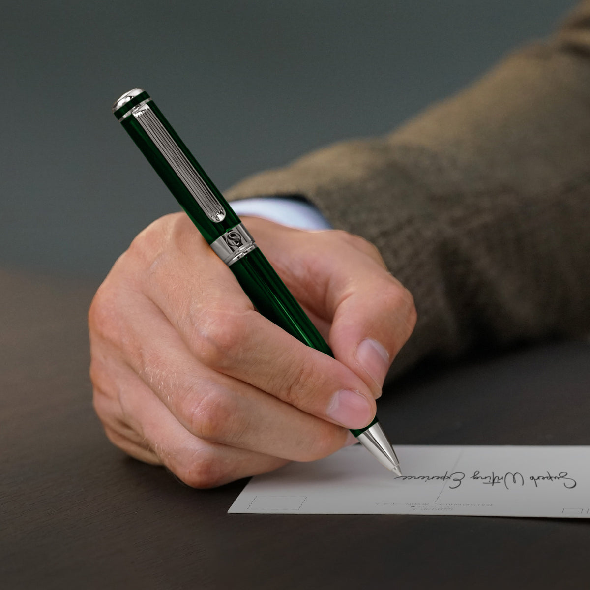 Scriveiner Classic British Racing Green Ballpoint Pen