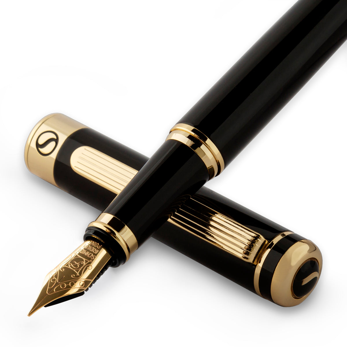 Penna stilografica Scriveiner Classic Lacca Nera - Punta fine