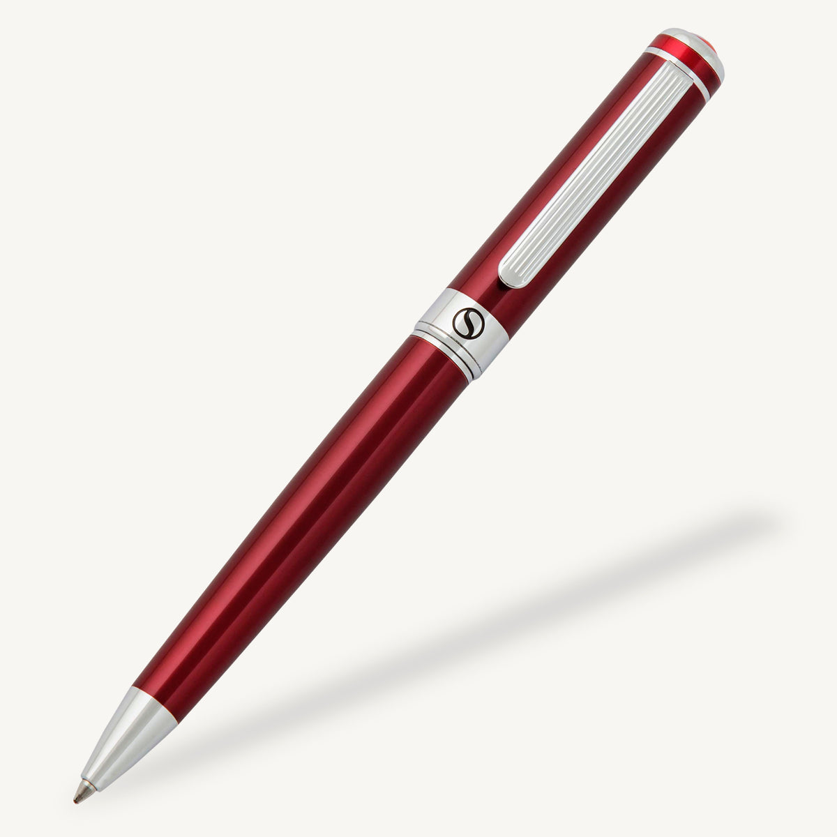 Scriveiner Classic Crimson Red Ballpoint Pen