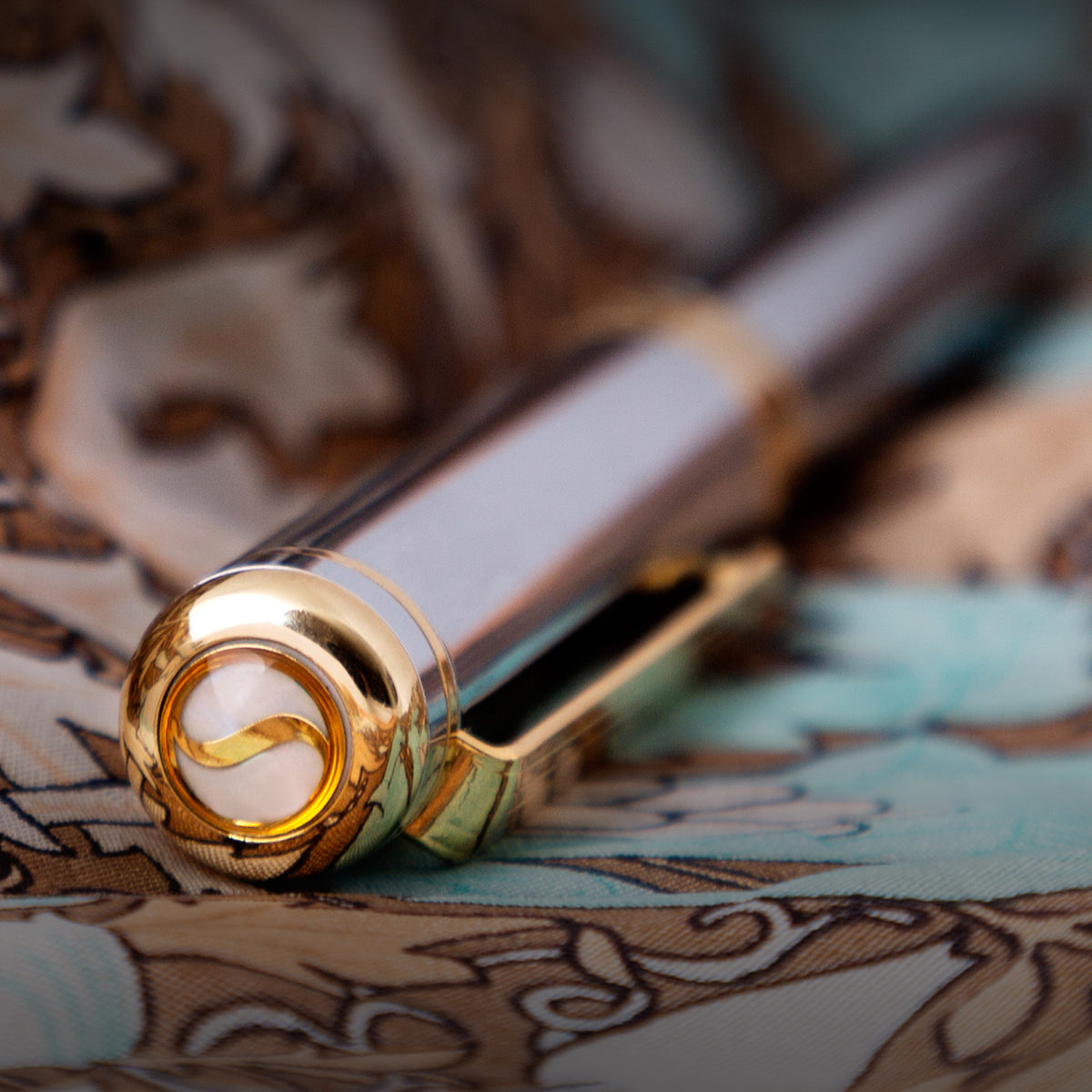 Penna stilografica Scriveiner Classic Cromo Argento - Punta fine