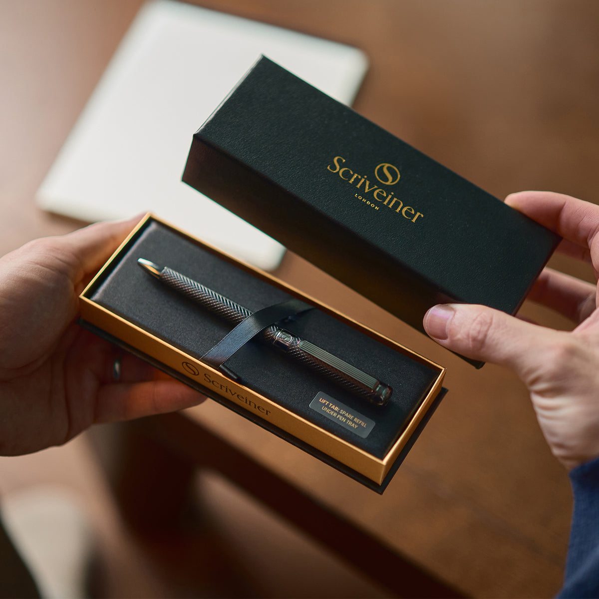 Scriveiner Classic All Black Ballpoint Pen