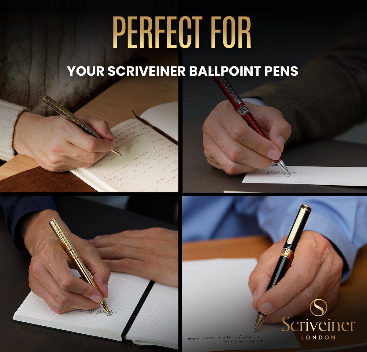 Scriveiner Black Ballpoint Refill