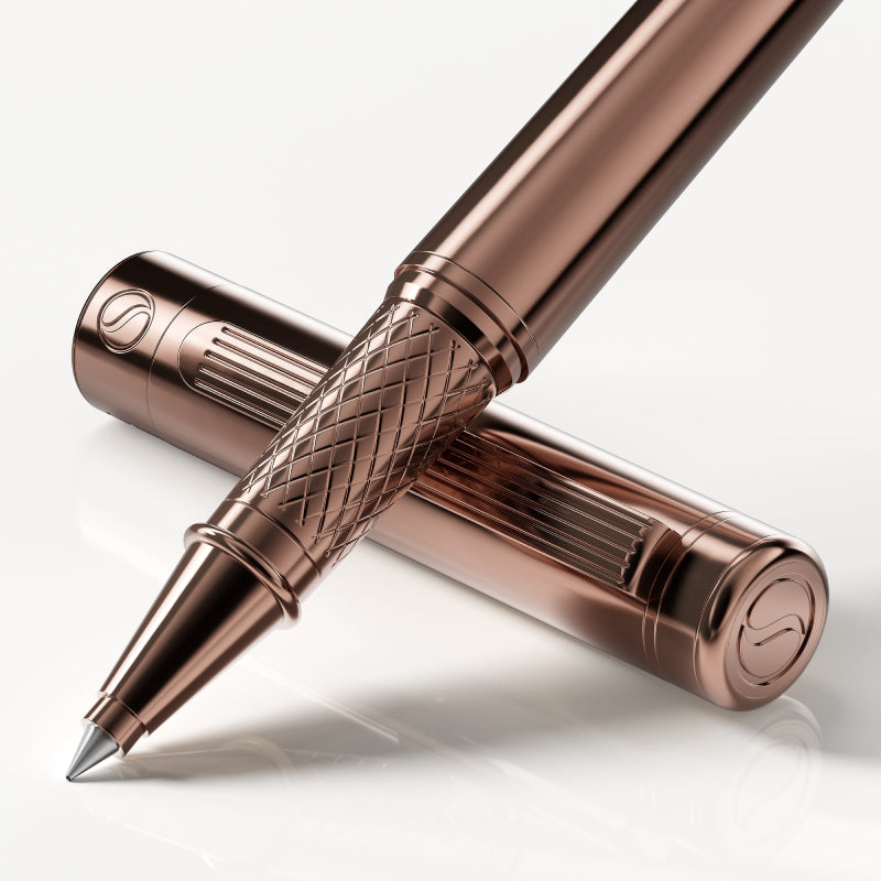 Scriveiner Classic Rose Gold Rollerball Pen
